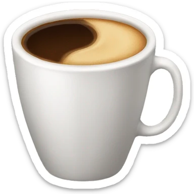 Coffee sticker