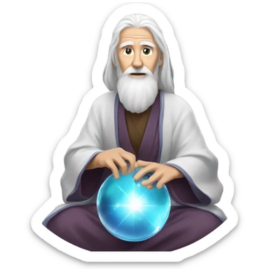 "wise old psychic" sticker