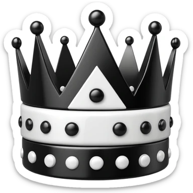 Domino crown sticker