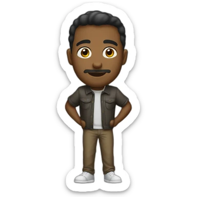 Papi qui a mal au dos sticker