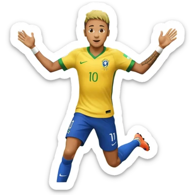 Neymar world cup 2014 sticker