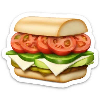 sandwich lomito italian (lomito, tomate, palta y mayonesa solamente) sticker