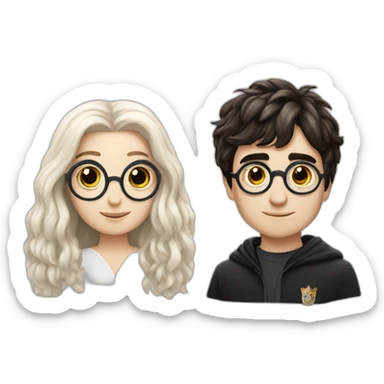 Harry potter and hedwige sticker