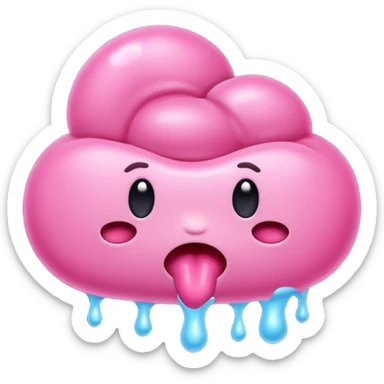 used bubble gum mush sticker