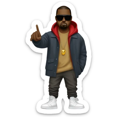 Kanye west sticker