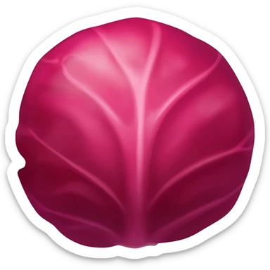 Red cabbage sticker