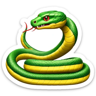 Snake with arms  sticker