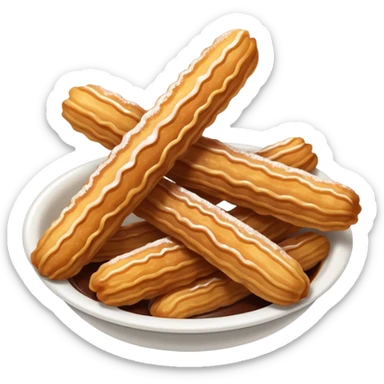 Churros, Spanish sticker