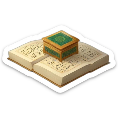 quran fron cover sticker