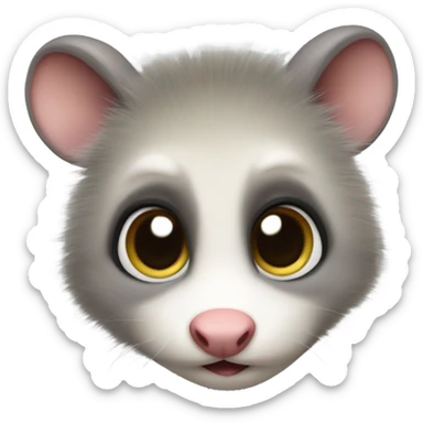 Awesome possum sticker
