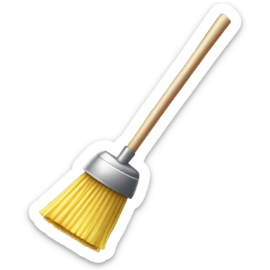 Broom, shine, sparkle  sticker