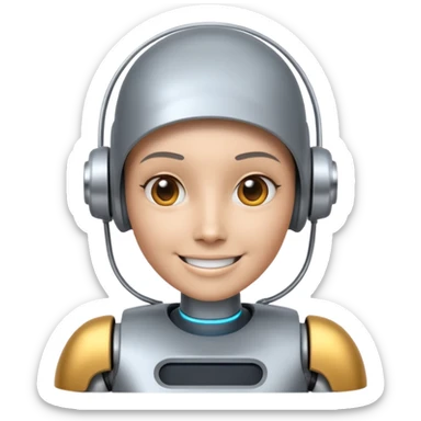 a copywriting teaching bot sticker