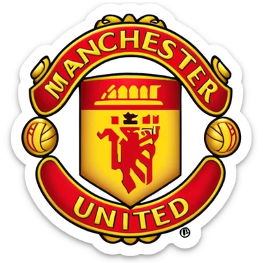 Manchester united logo emoji sticker