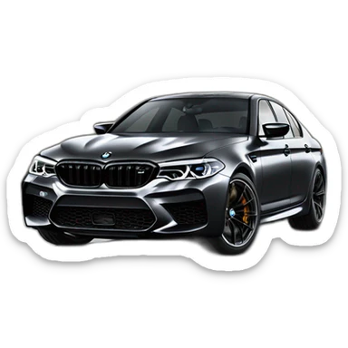 Bmw-black-m5-cs sticker