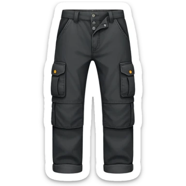 black cargo pants sticker