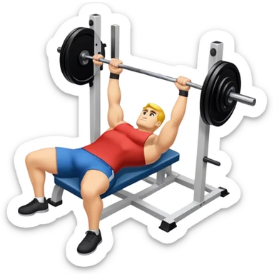 close-grip flat-benchpress sticker