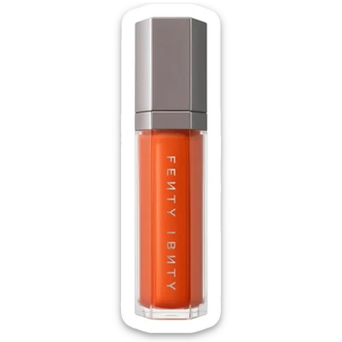 Fenty lipgloss orange sticker