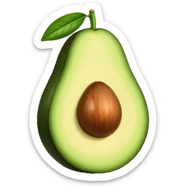 a full Avocado sticker