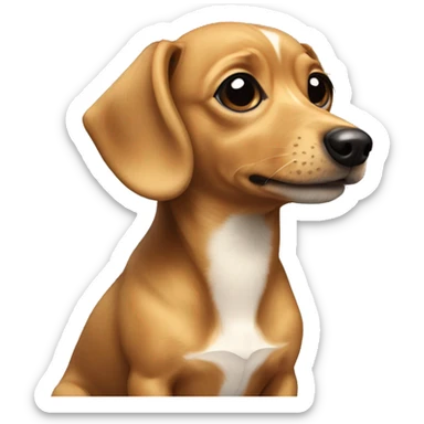 chiweenie doxiepoo  sticker