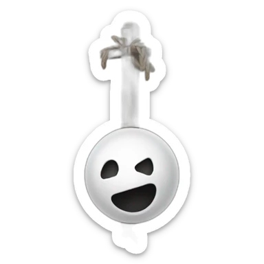 gallows on a pole sticker