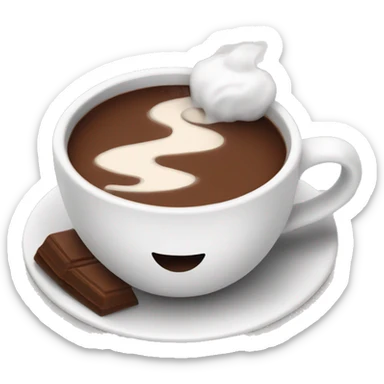 hot chocolate  sticker