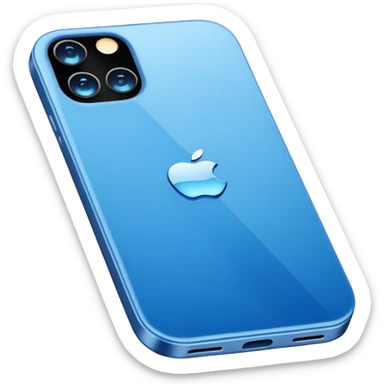 Téléphone iPhone 13 bleu sticker
