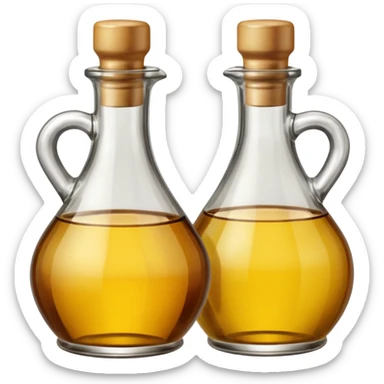 Oil and vinegar bottles  sticker