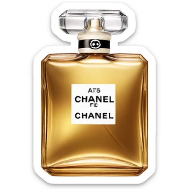 Chanel perfume sticker