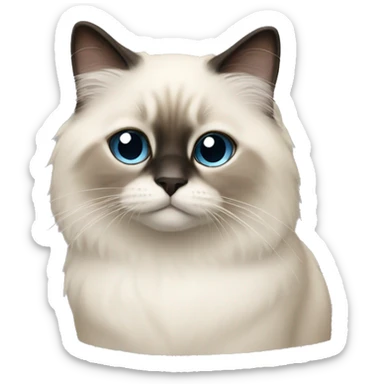 birman cat sticker