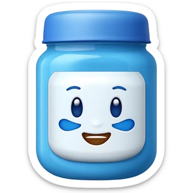 create an Apple style emoji of Vicks Vaporub - make sure to capture the logo correctly sticker