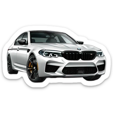 BMW M5 competition sticker