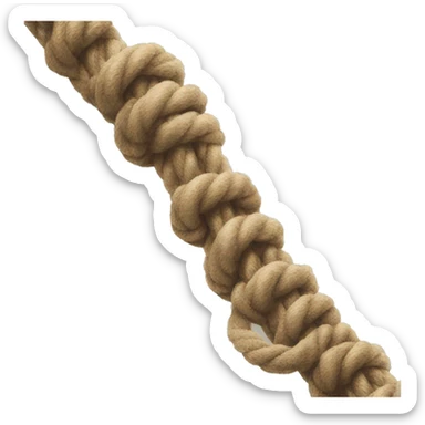 emoji hands pulling a rope tight sticker