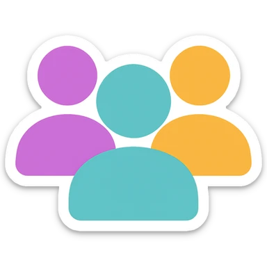 group of people sticker