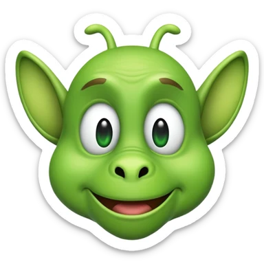 ALF the alien emoji sticker