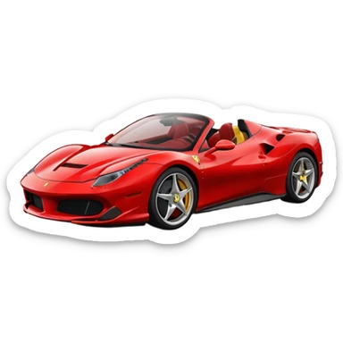Ferrari emoji sticker