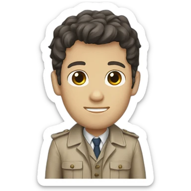 castiel sticker