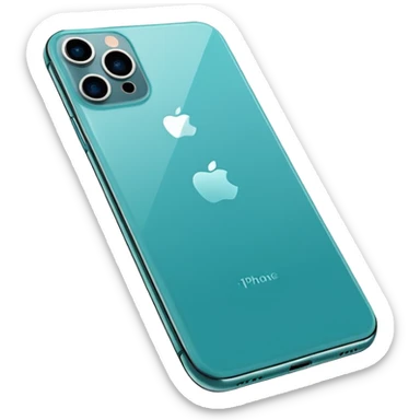 İphone 16 pro max turkuaz sticker