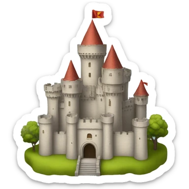 A King’s castle sticker