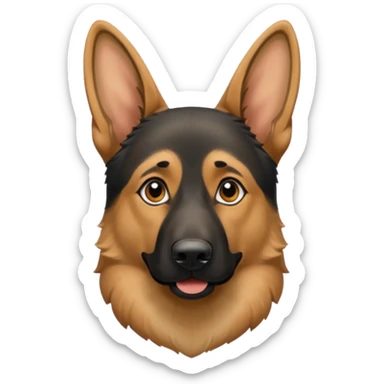 German shepherd sticker