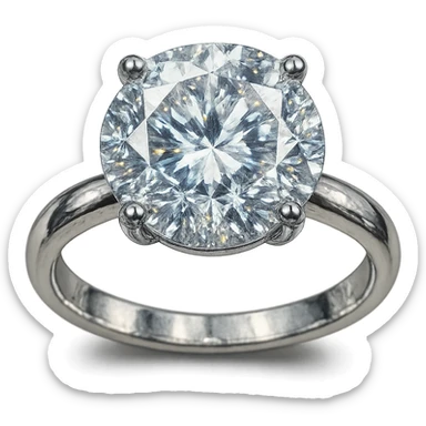 sparkly gemstone ring sticker