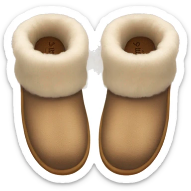 UGG slippers  sticker