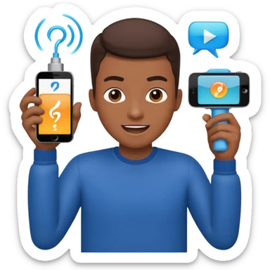 pumping out videos sticker