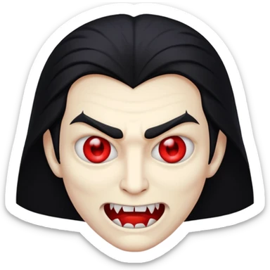 A Vampire & Evil emoji sticker