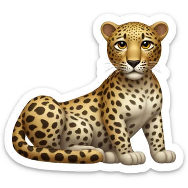 leopard sticker