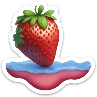 Strawberry tanghulu  sticker