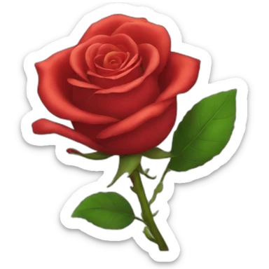 red Rose sticker
