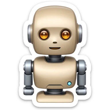 Ai robot beige  sticker