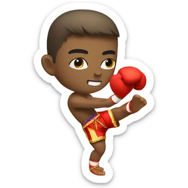 Muay thai sticker