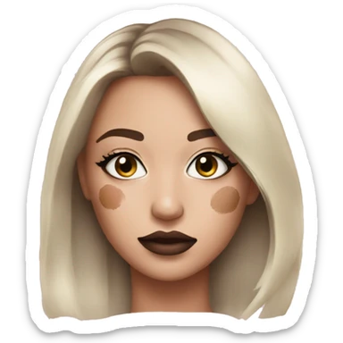 smudged makeup sticker