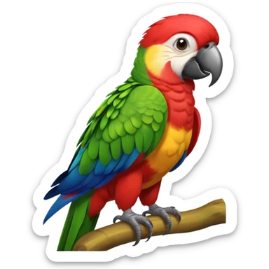 parrot speak sticker